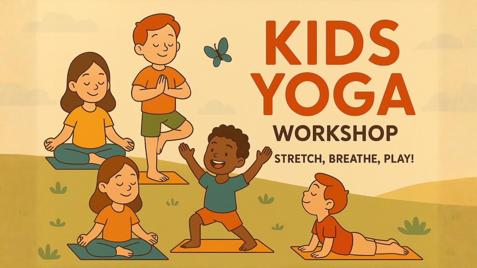 SRMD Kids Yoga Banner Wide